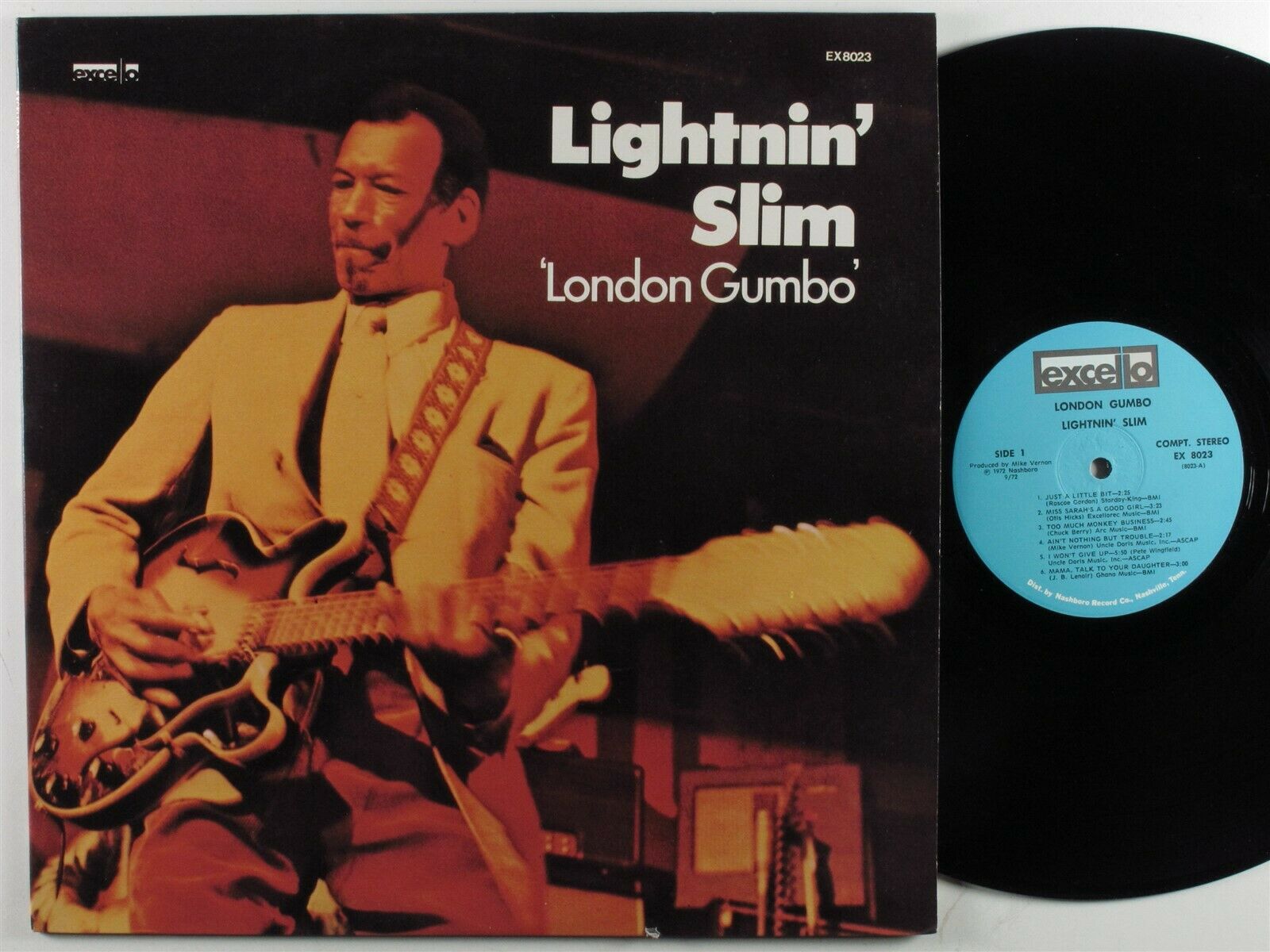 Lightnin' Slim Vinyl Records Lps For Sale - CRAZY FOR VINYL