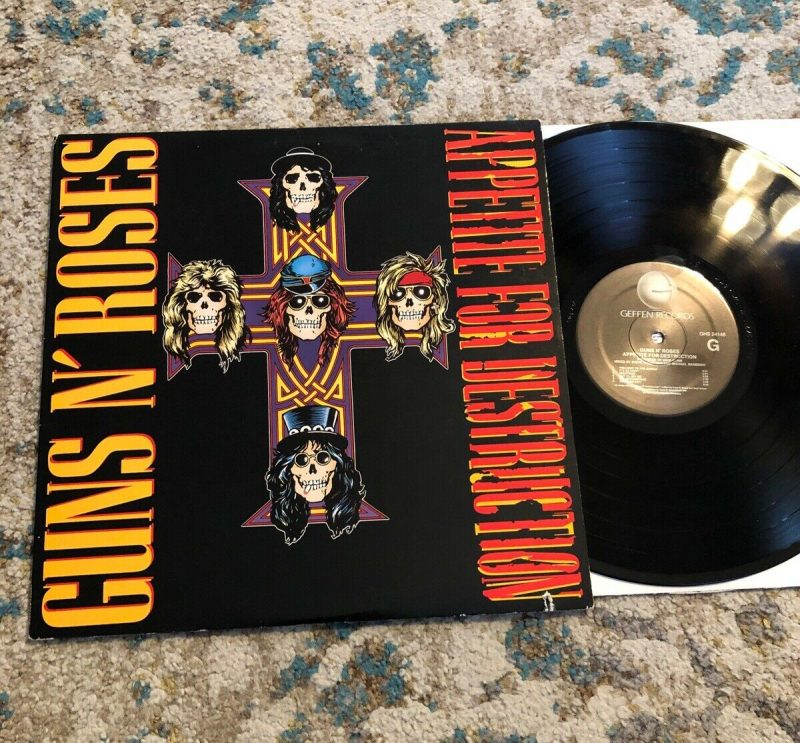 Guns ‘n Roses Vinyl Record Lps For Sale