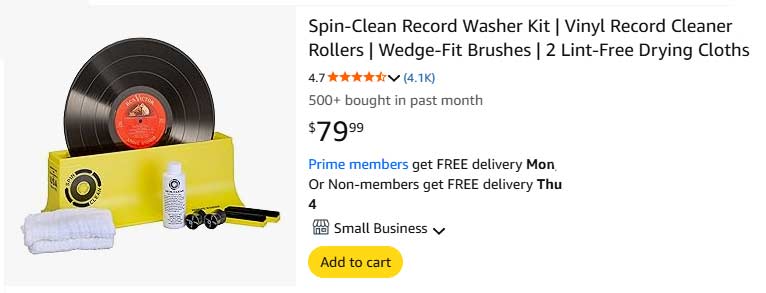 Vinyl Lp Washer Cleaning Machine