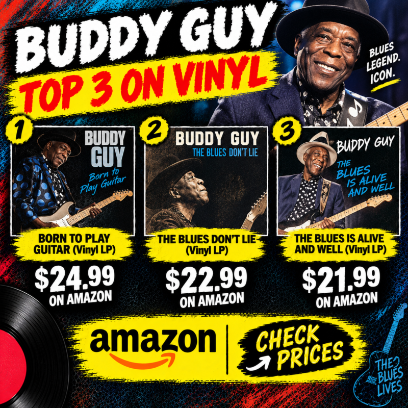 Buddy Guy Top 3 Vinyl Blues Albums