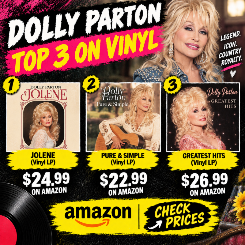Dolly Parton’s Top 3 Vinyl Picks
