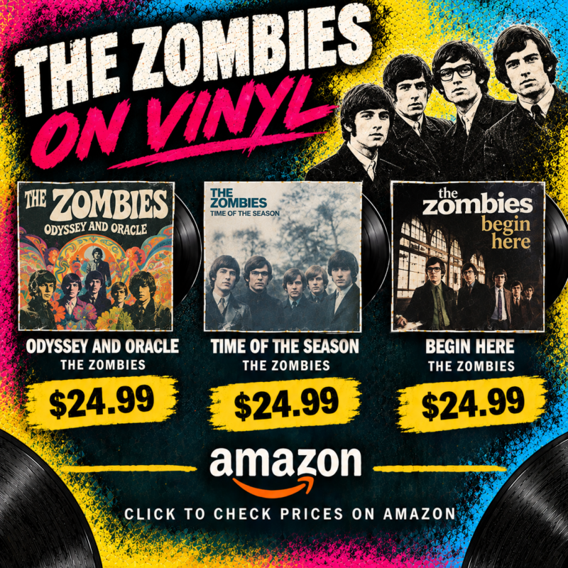 The Zombies Vinyl Sale Poster